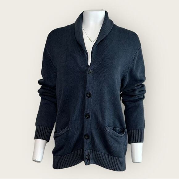 GUC | Goodthreads | Button Front Cardigan | Grayish Blue | Men's Large - Picture 2 of 16